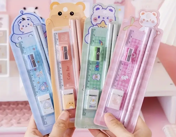 Cartoon tekensetje / Willekeurige kleur