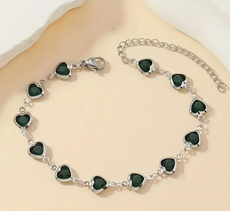 Elegante hartjes armband willekeurige kleur