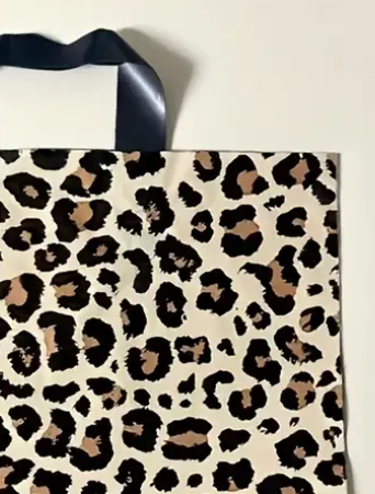 Kleine panter tas van herbruikbaar plastic