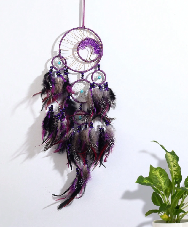 Paarse levensboom dromenvanger - Prachtig