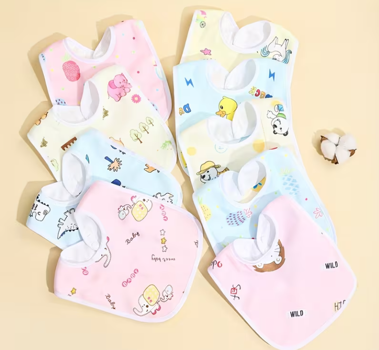 Willekeurig model cartoon slabbetje