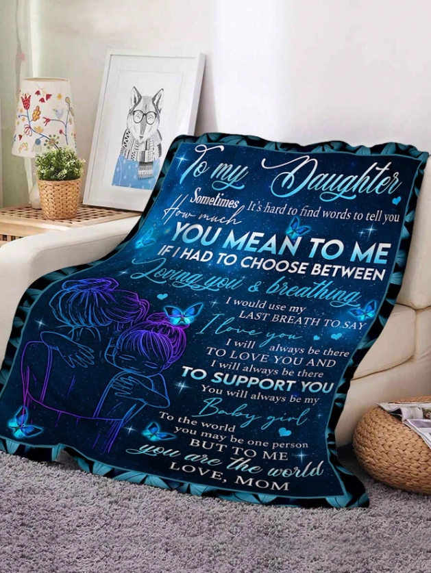Deken - Voor mijn Dochter - Zacht en mooi
