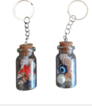 Boze oog Wensflesje Sleutelhanger