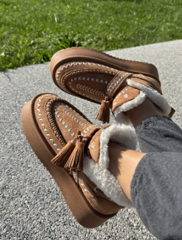 10 Punten.... Gevoerde enkel-laasjes/Pantoffels Mt 39