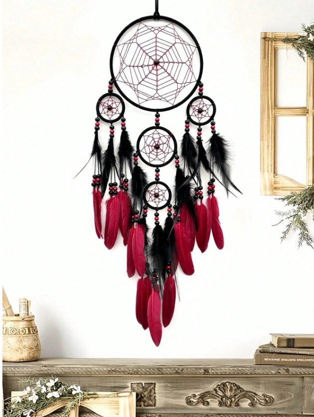 Rood-Zwarte Dromenvanger - Prachtig