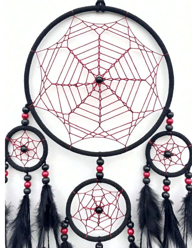 Rood-Zwarte Dromenvanger - Prachtig