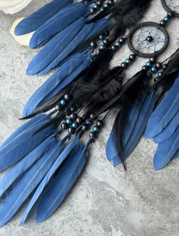 Blauw-Zwarte Dromenvanger - Prachtig