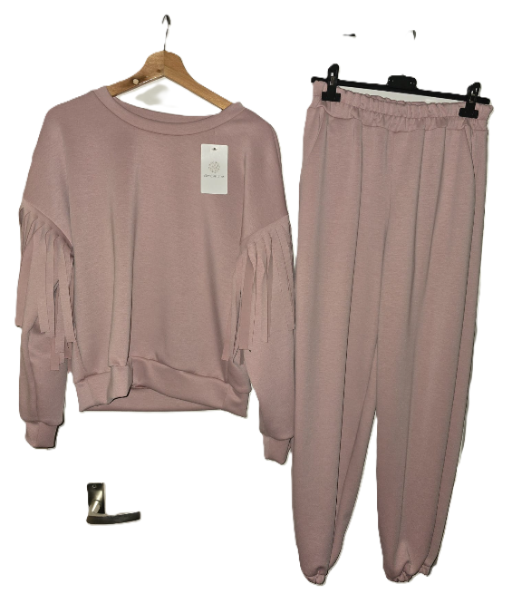 Heerlijk zacht Huispak in de kleur licht roze