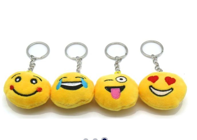 Kerst-sok advent kalender Fluffy Smiley Sleutelhangers
