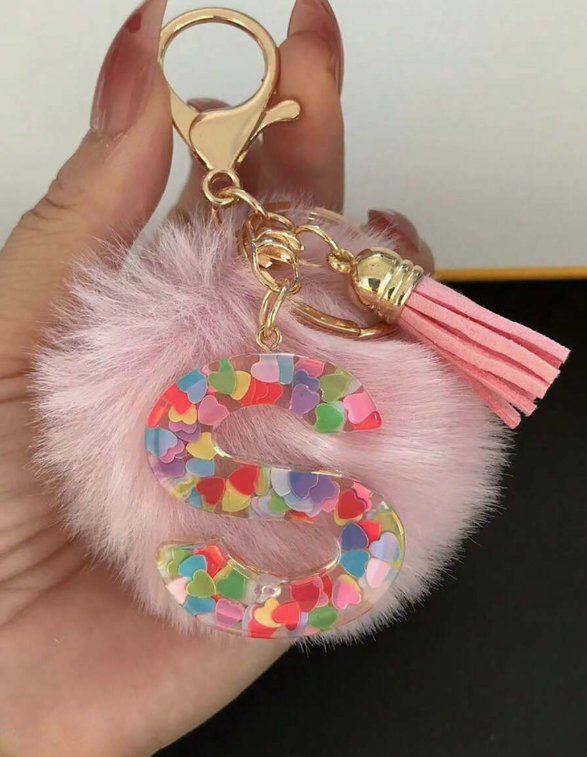 K-J-S-A-N-E beginletter sleutelhanger