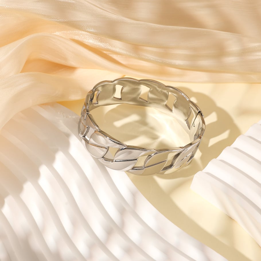 60 Punten.... Zilveren classic twist armband