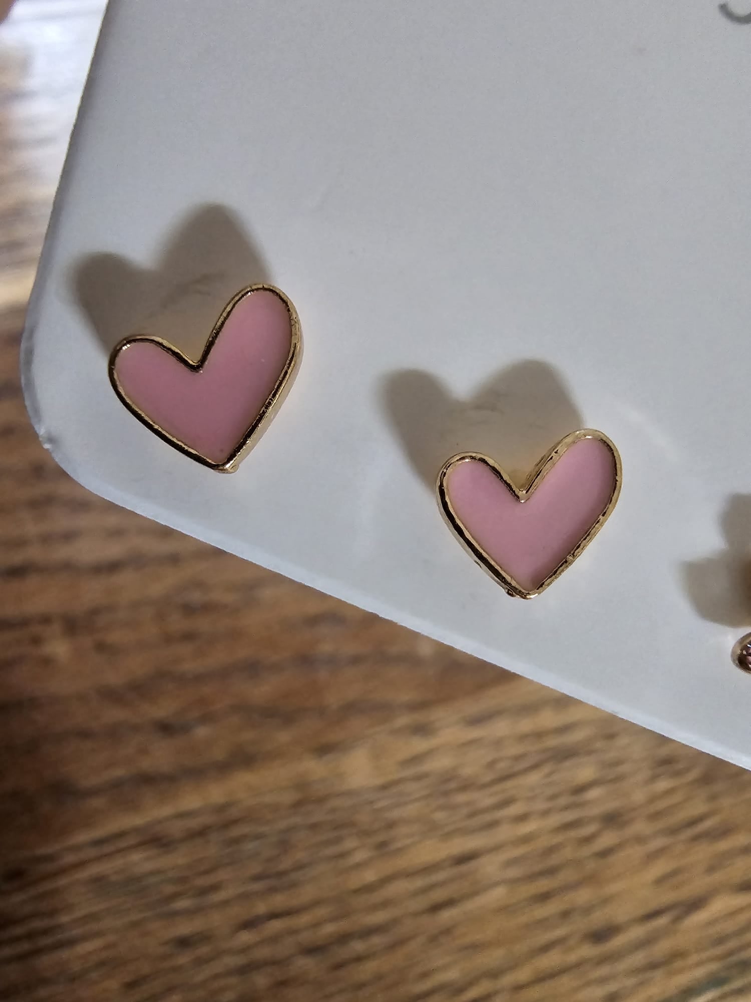 11 Punten.... Elegante set hartjes oorbellen
