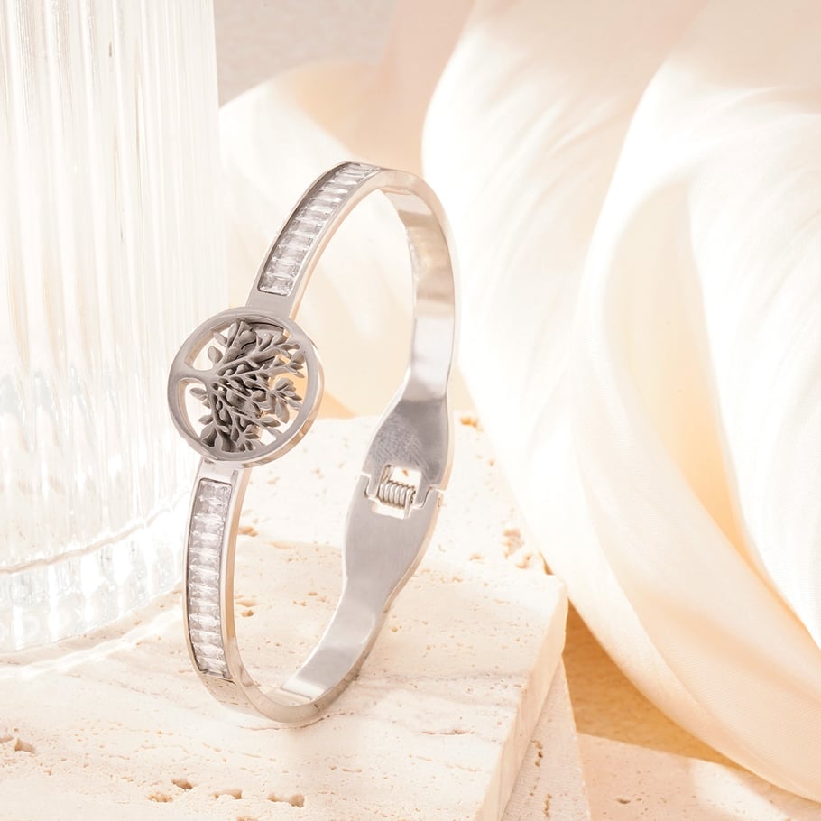 RVS zilverkleurige damesarmband