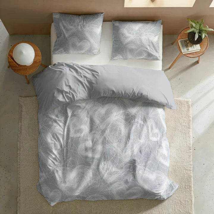 Dekbedovertrek Geknaked Hart 200x200/220