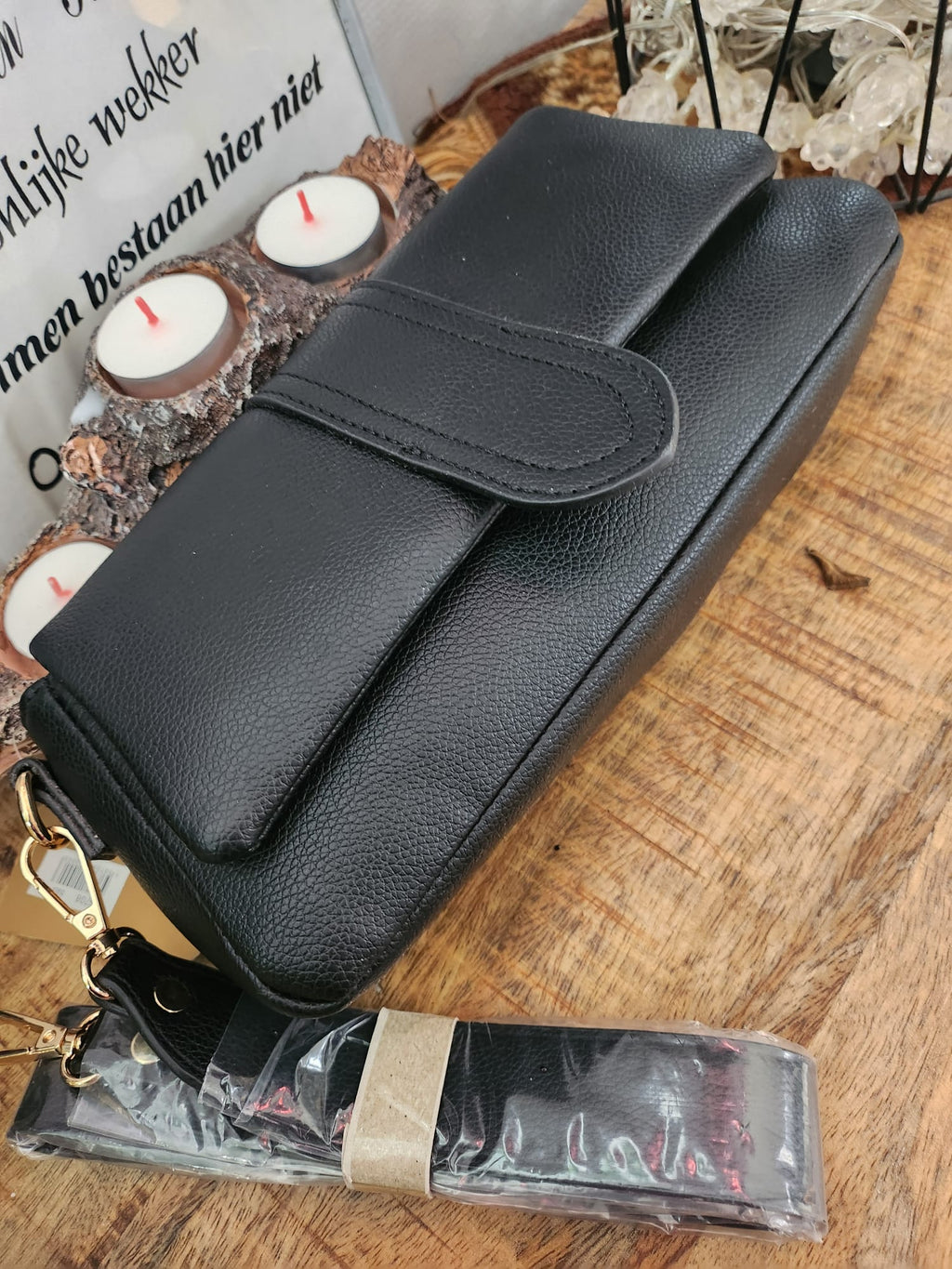 Kleine zwarte handtas van Michelle